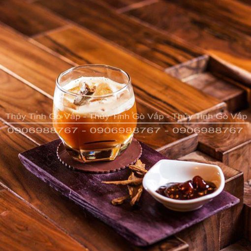 Ly thủy tinh Ocean Charisma Rock 340ml OCEG-17112 nhập khẩu Thái Lan sử dụng uống cà phê, nước, hoặc các loại whisky. Ly thiết kế vát, sang trọng, đẹp mắt