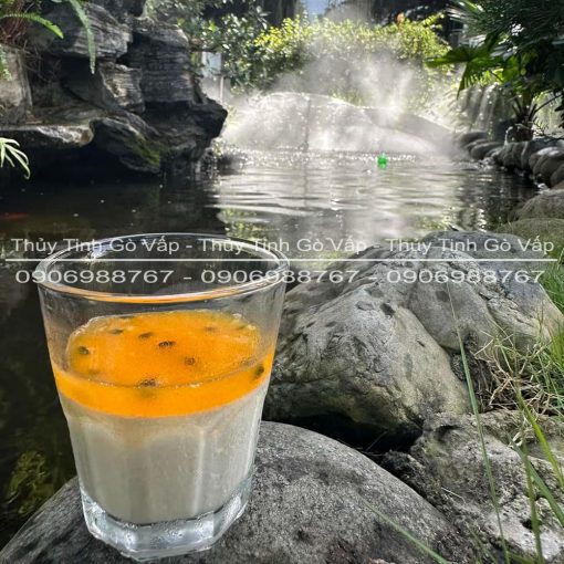 Ly thủy tinh sọc khía 305ml union 389 của Thái Lan được các quán cà phê truyền thống ưa chuộng, kiểu dáng phổ thông làm ly cà phê, trà đá, ly uống nước