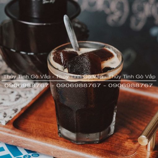 Ly thủy tinh sọc khía 305ml union 389 của Thái Lan được các quán cà phê truyền thống ưa chuộng, kiểu dáng phổ thông làm ly cà phê, trà đá, ly uống nước