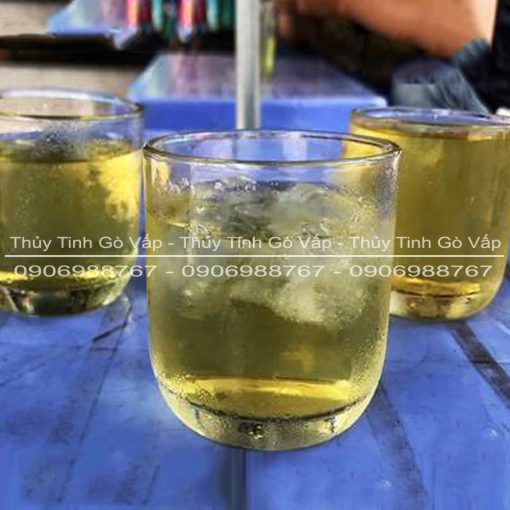 Ly thủy tinh trà đá tròn đáy bo 225ml Union 328 của Thái Lan, dung tích phù hợp làm ly trà đá, ly uống cà phê, nước lọc đi kèm các thức uống chính khác