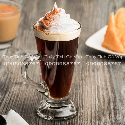 Ly thủy tinh Kenya Irish Coffee 260ml Ocean P01643 thiết kế độc đáo, có quai cầm. Sản phẩm cao cấp đến từ Thái Lan phù hợp làm ly cafe, cocktail...