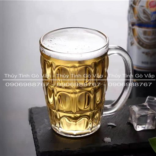 Ly thủy tinh uống bia có quai 395ml Union 316, cốc nhập khẩu Thái Lan là kiểu ly truyền thống phù hợp làm ly uống bia, trà đào, uống đồ uống nóng...