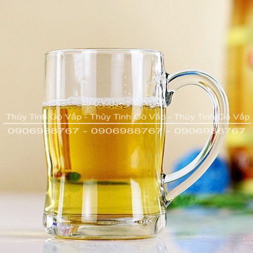 Ly thủy tinh uống bia 441ml Union 397 có quai, cốc nhập khẩu Thái Lan là kiểu ly truyền thống phù hợp làm ly uống bia, trà đào, uống đồ uống nóng...