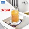 Ly thủy tinh Ocean Pulse Long Drink 370ml - B24613 thiết kế trụ tròn, sọc dọc, mẫu mới ra mắt, phù hợp sử dụng làm ly uống cà phê, sinh tố, nước ép các loại